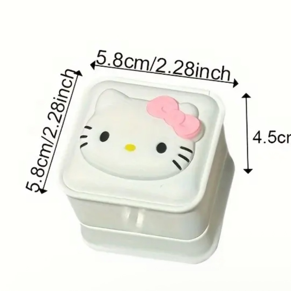 Hello Kitty White and Pink Container
